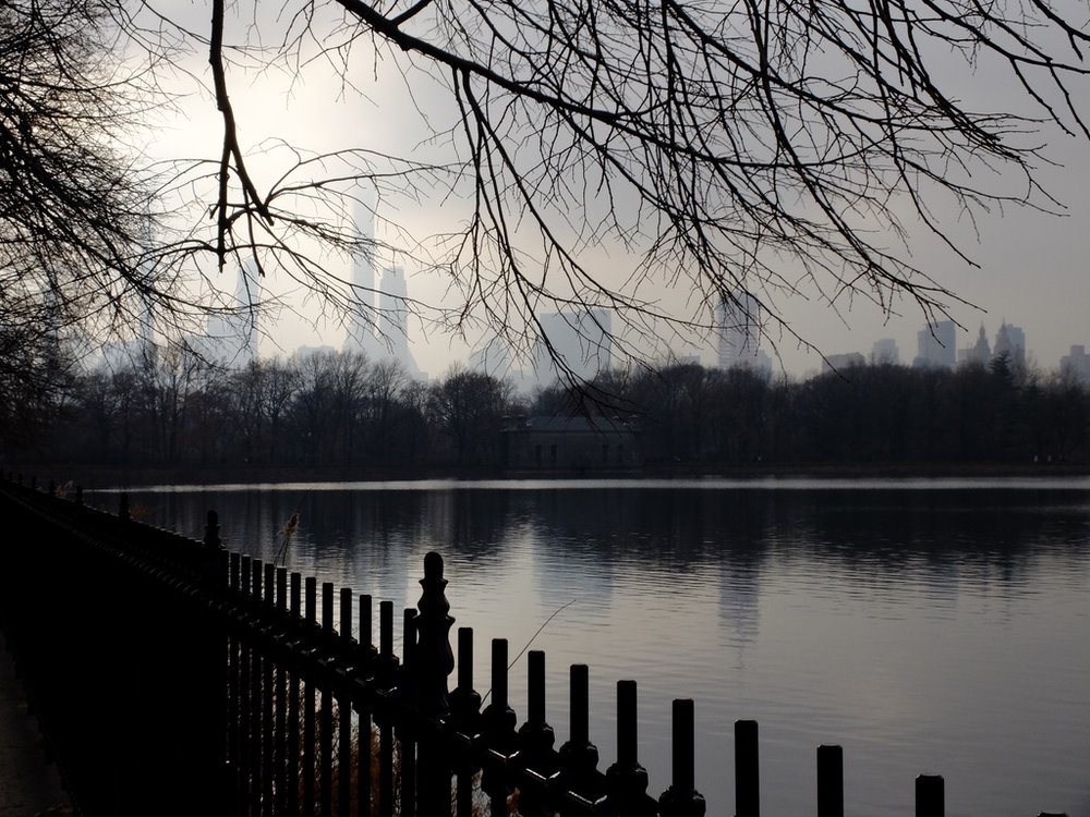 Central Park, Jackie Onassis Reservoir, looking south.