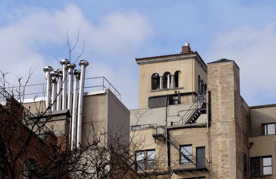 The West Side; view from Variety Coffee Roasters.