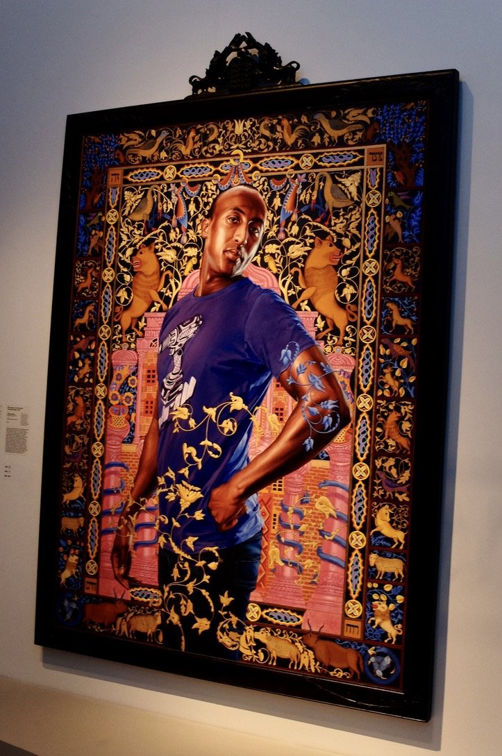  The Jewish Museum - Kehinde Wiley, Alios Itzhak (The World Stage: Israel), 2011, oil and enamel on canvas. 