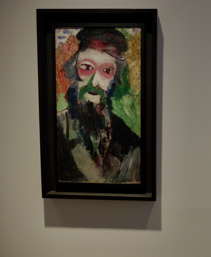  The Jewish Museum -  Father (Le Père)  Marc Chagall -    Father  was on a short term loan to the museum.   In fact, it would be gone the following day.   This is quite a story that was related to us by a docent.  “Marc Chagall is widely considered t