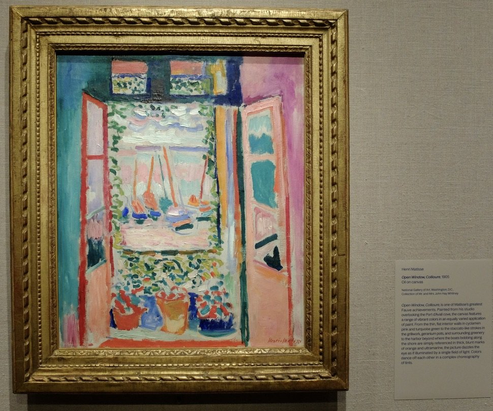  At the MET -  Vertigo of Color - Matisee, Derain &amp; the Origins of Fauvism.   By Matisse.  My favorite. 
