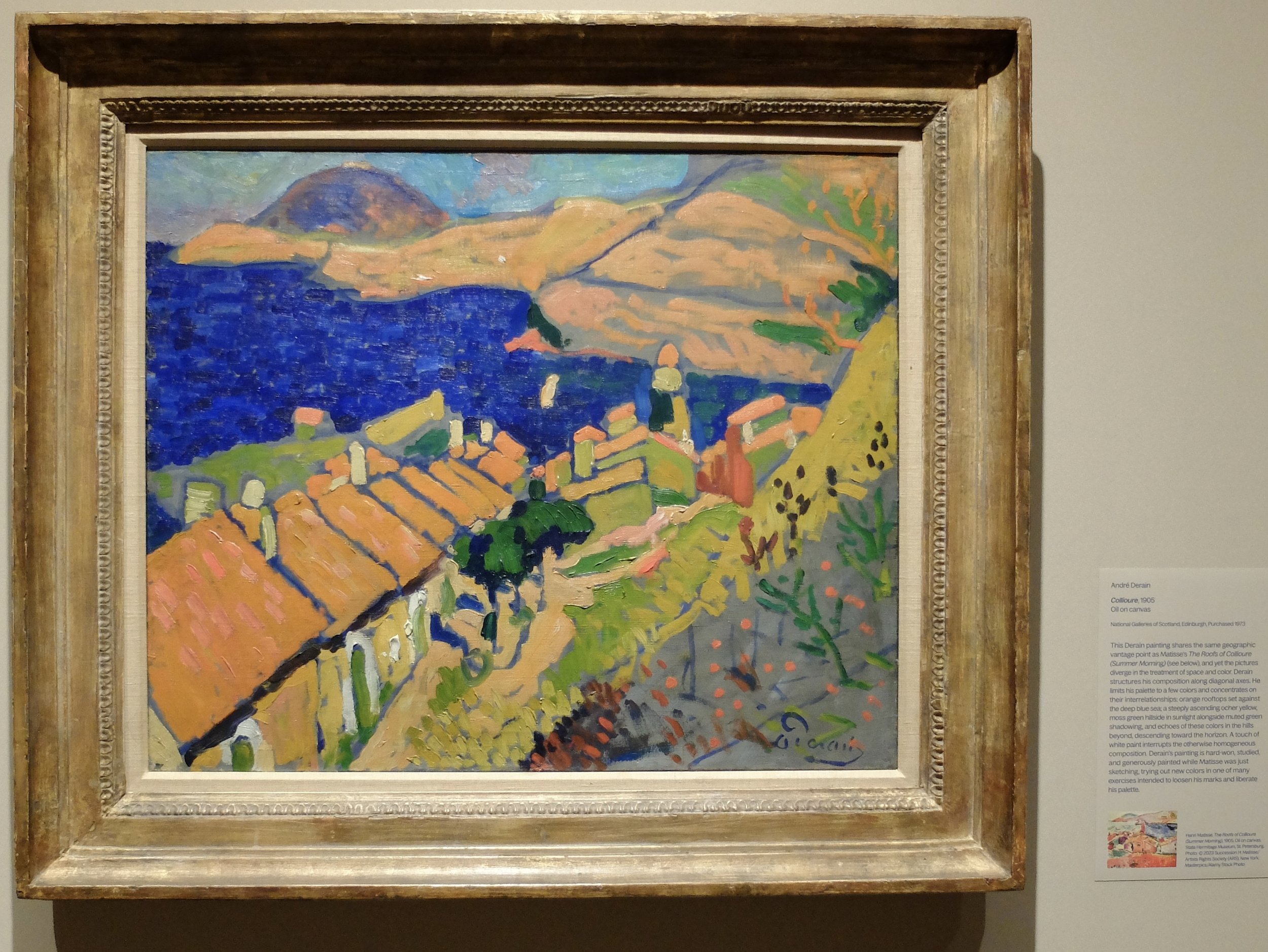  At the MET -  Vertigo of Color - Matisee, Derain &amp; the Origins of Fauvism.   By Derain. 