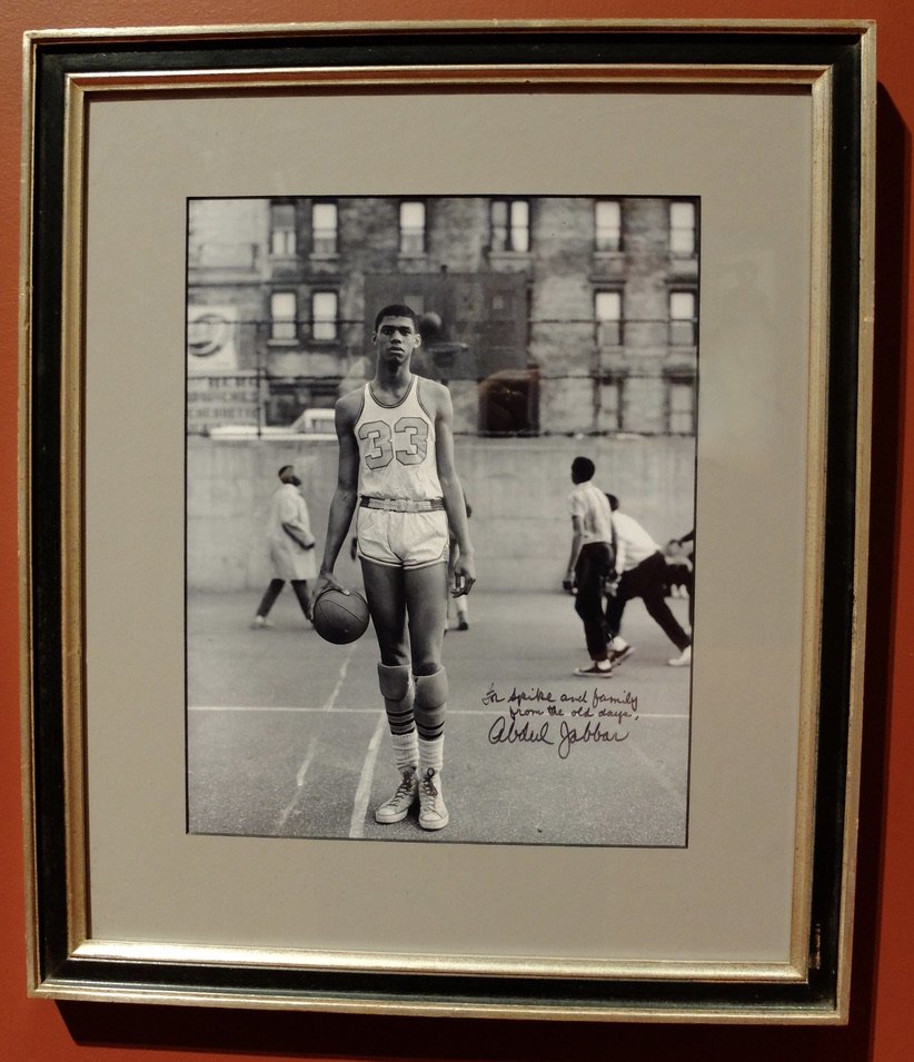  Brooklyn Museum - Spike Lee -  Creative Sources.  "For Spike Lee and family from the old days, Abdul Jabbar." 