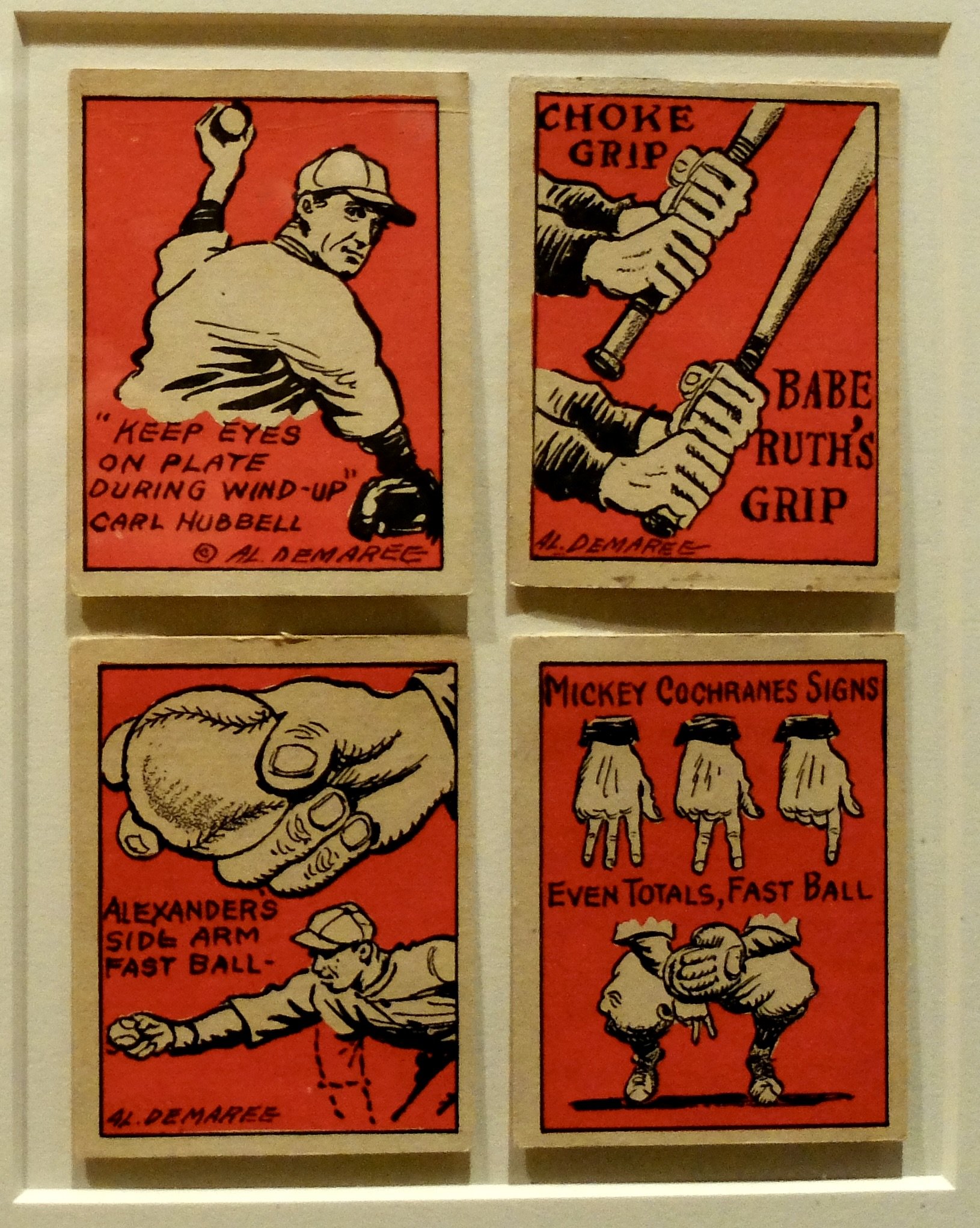  Baseball Cards from the Collection of Jefferson R. Burdick @ the MET.   “This exhibition features over one hundred thirty cards produced between 1887 &amp; 1953…the cards feature legends of the game as well as lesser-known players, owners, and teams