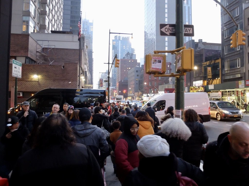  Ninth Ave. walking to The Foundry Bar in the Westin Times Sq.   