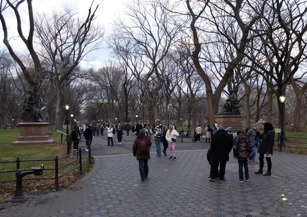 The Literary Walk Central Park. 