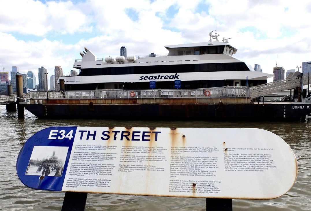 East River Greenway @ E. 34th St. pier.