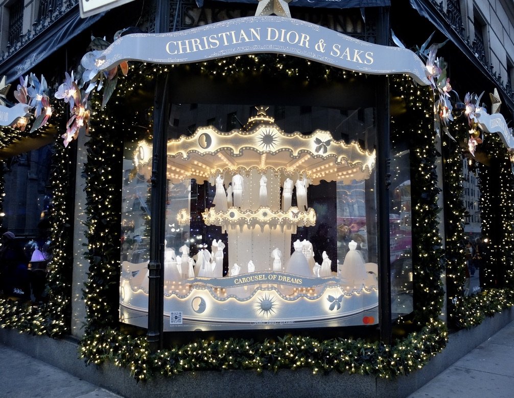 Christian Dior Holiday Window.