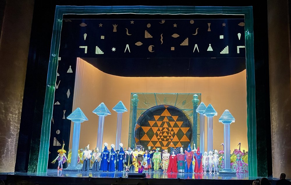  Cast of  The Magic Flute -  The Metropolitan Opera. 