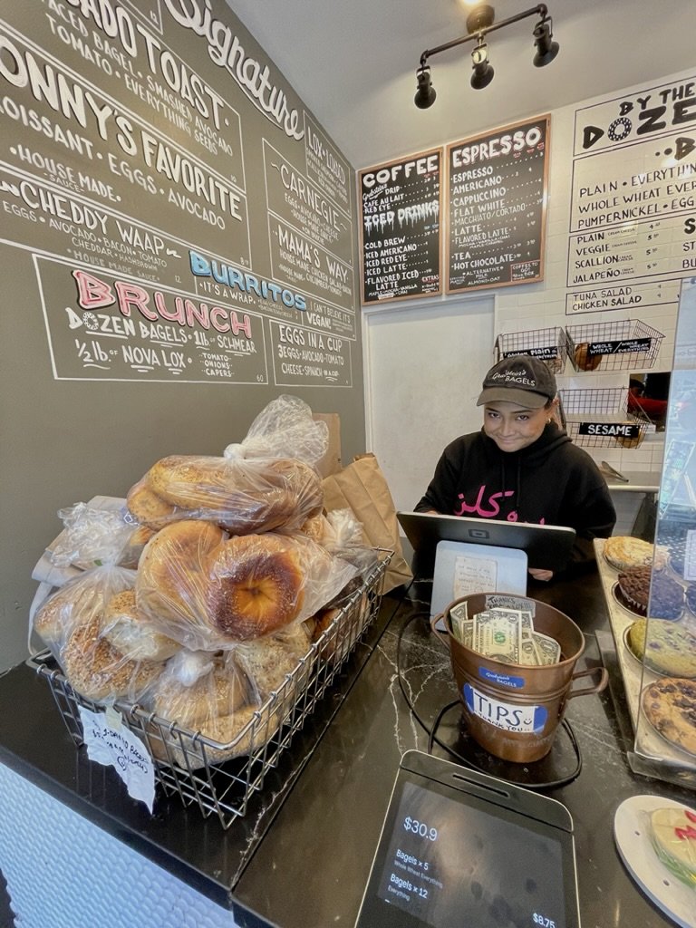 Grabstein's Bagels.