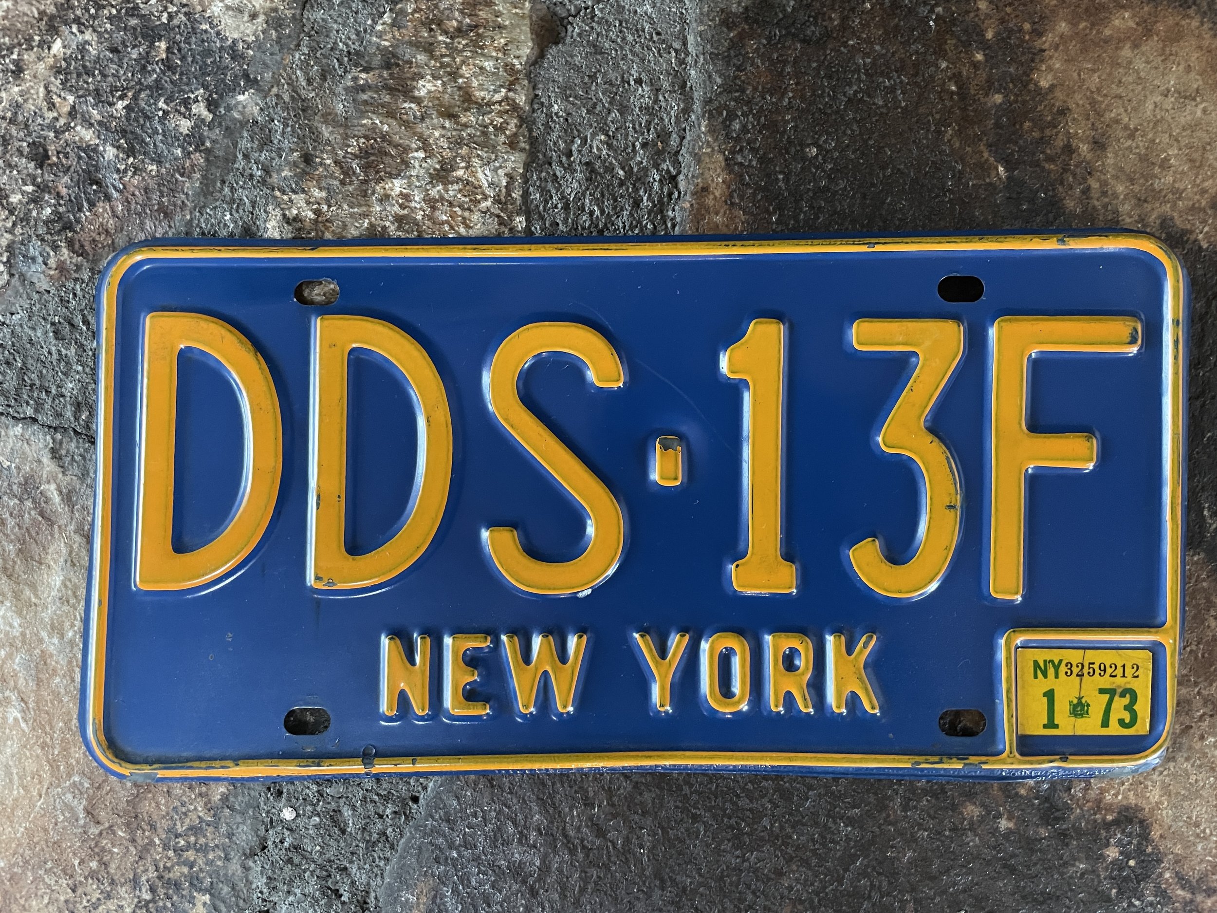  With DDS plates on my Chevy Vega… 