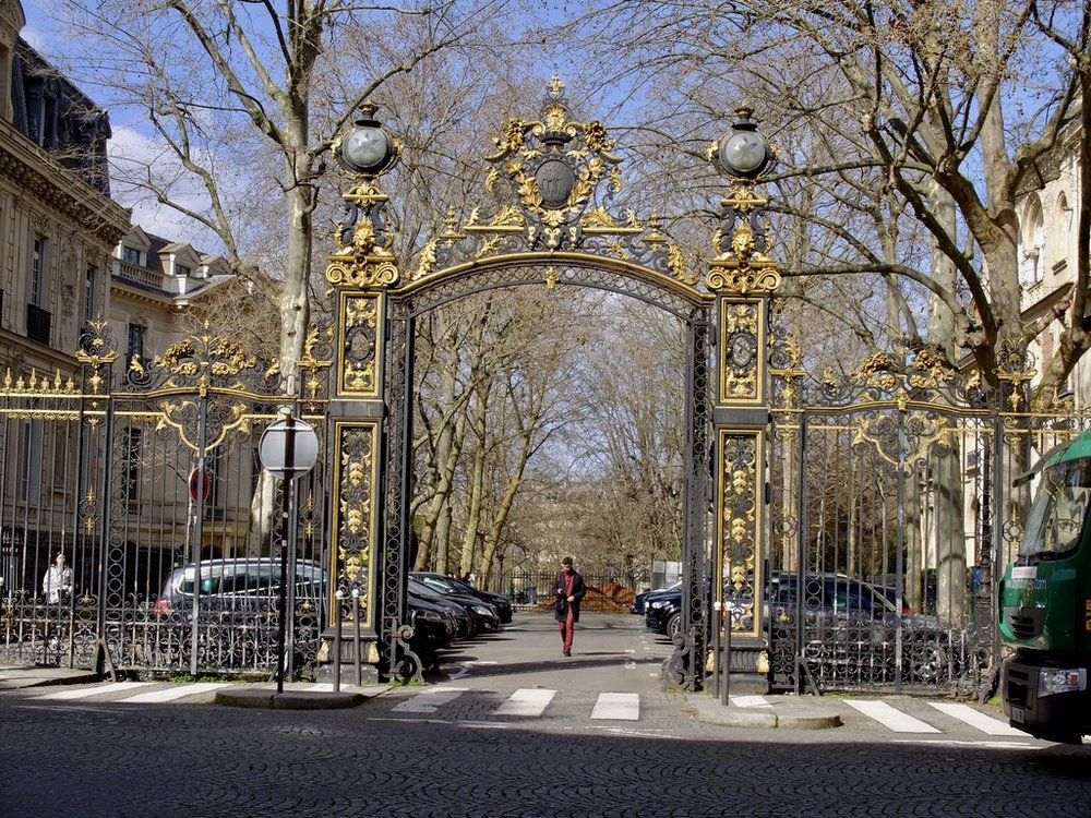 Le parc Monceau.