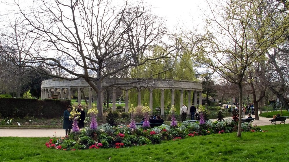 Le parc Monceau.