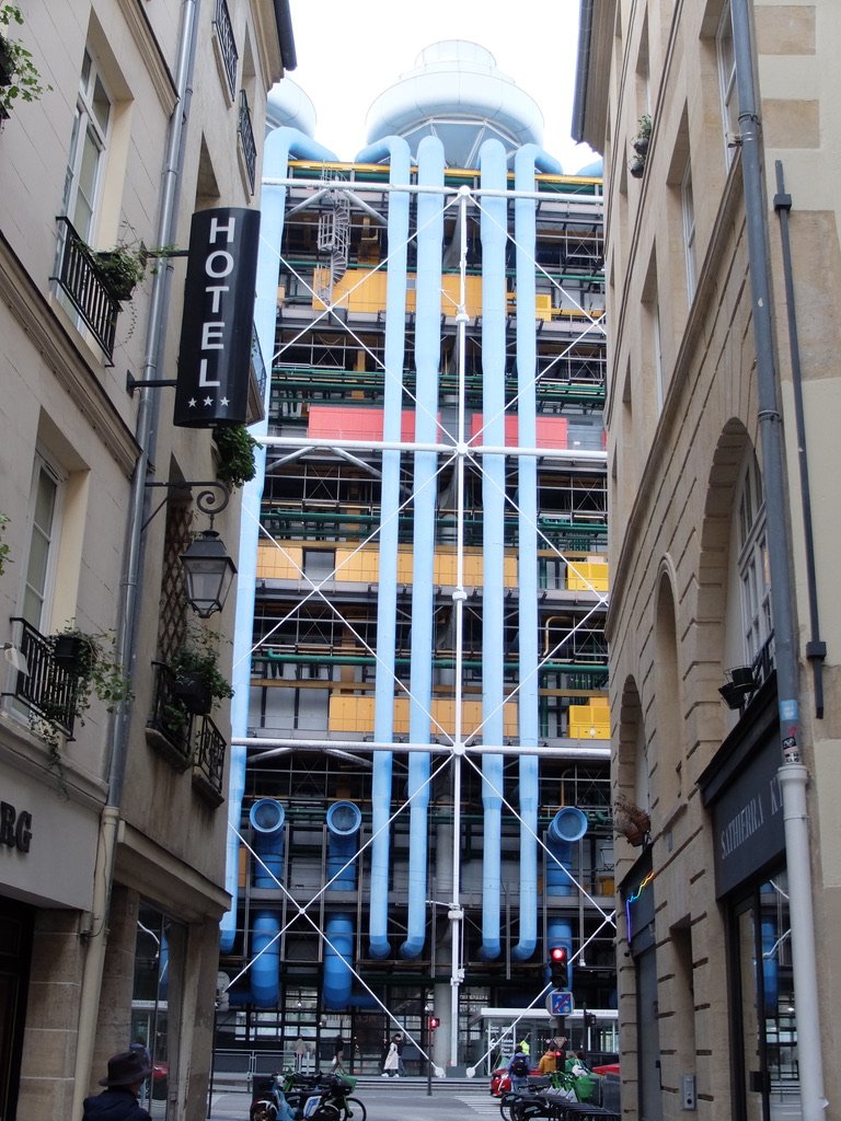  Centre national d'art et de culture Georges-Pompidou, also known as the Pompidou Centre. 