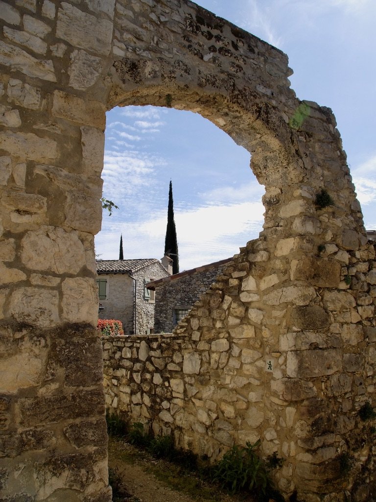  Cobonne, a village with “…medieval battlements ... vaulted passages...” 