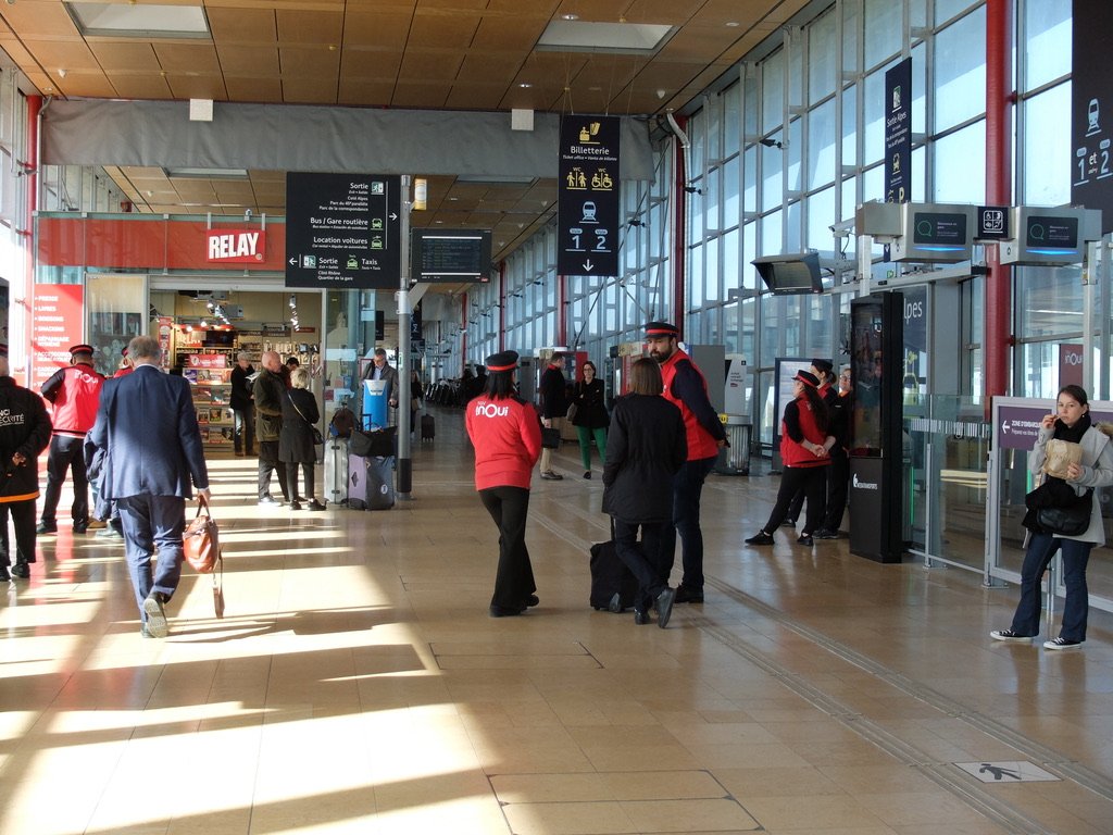 Valence TGV Rhône-Alps Sud Station.