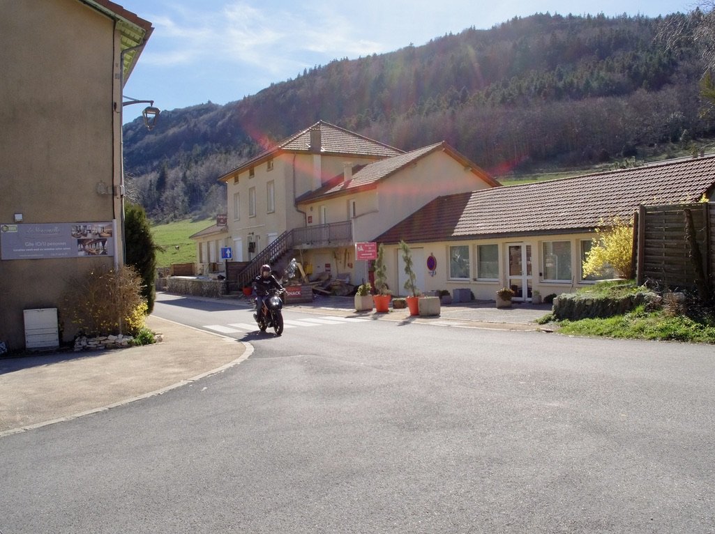  La Vellée de la Drôme where the rural roads are idyllic for motorcycles.  Léoncel. 