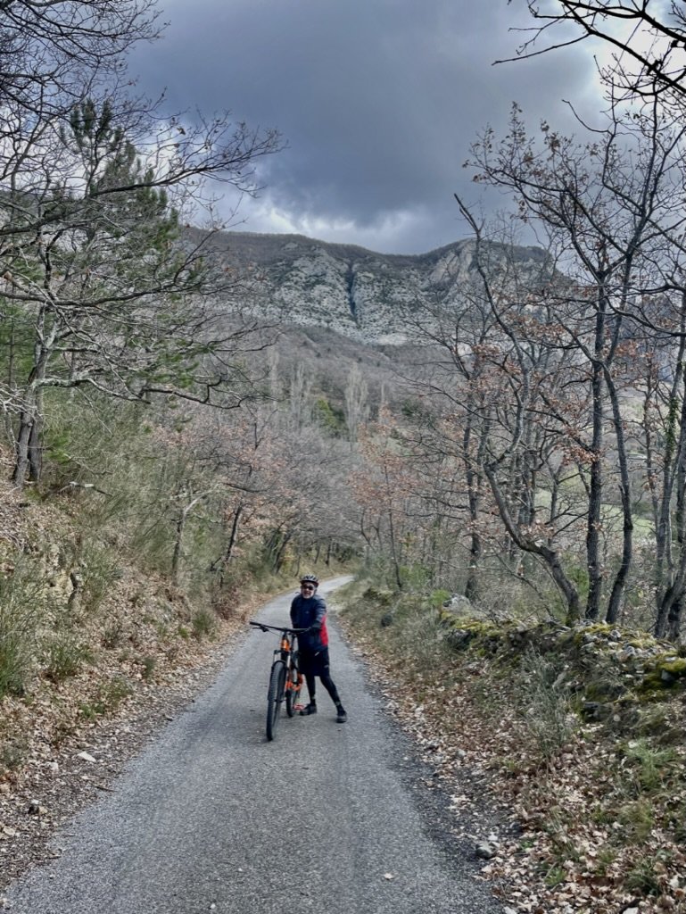  This was the first day of biking.  The altitude was about 2,000’.  Between that &amp; the incline of at least 14% my rental Maduro e-bike &amp; I couldn’t make it.    The bike was nimble &amp; didn’t weigh as much as my e-bike at home but the motor 