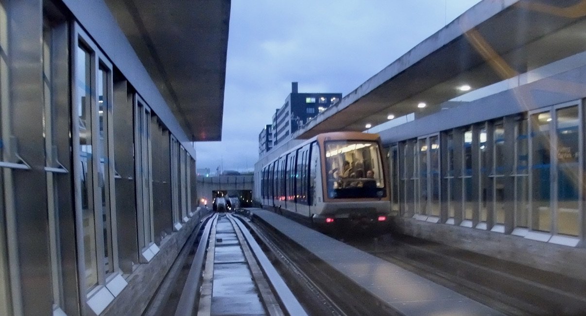 CGD airport tram.