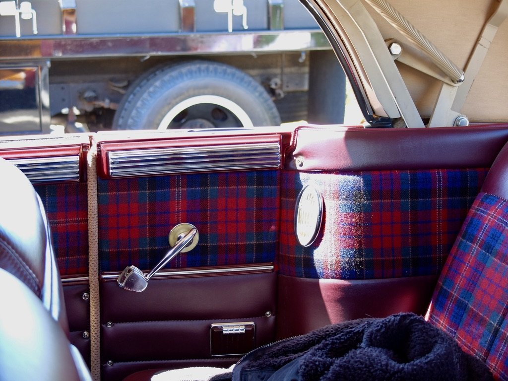 And the plaid interior.