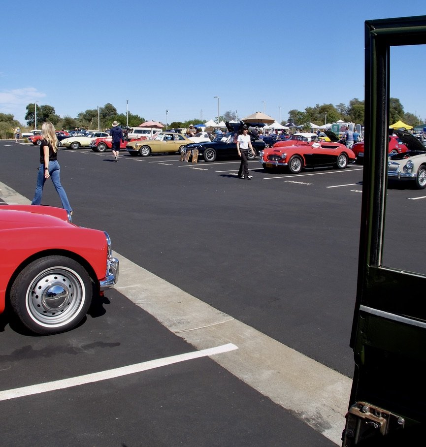 Out of 100 cars on display, 25 were British.