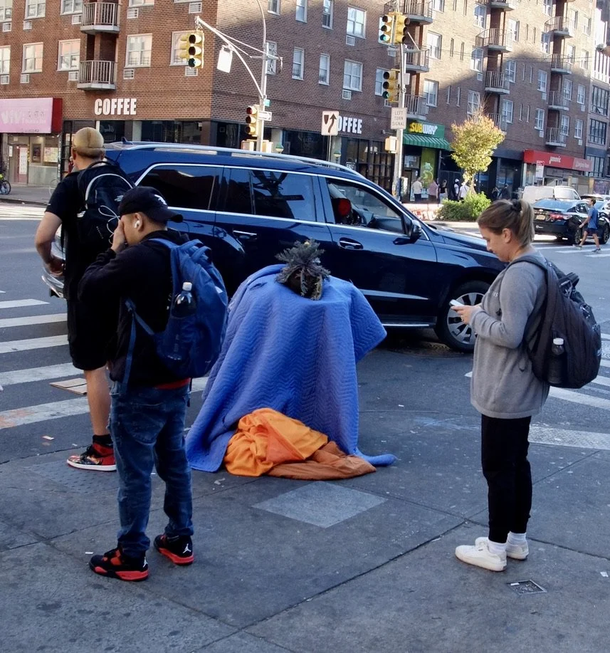 Unintended conceptual art piece?  Such is the Big Apple.