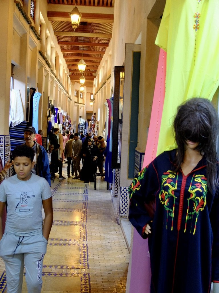  This souk has no residents above the shops. In this area, the government maintains it &amp; collects the rents. 