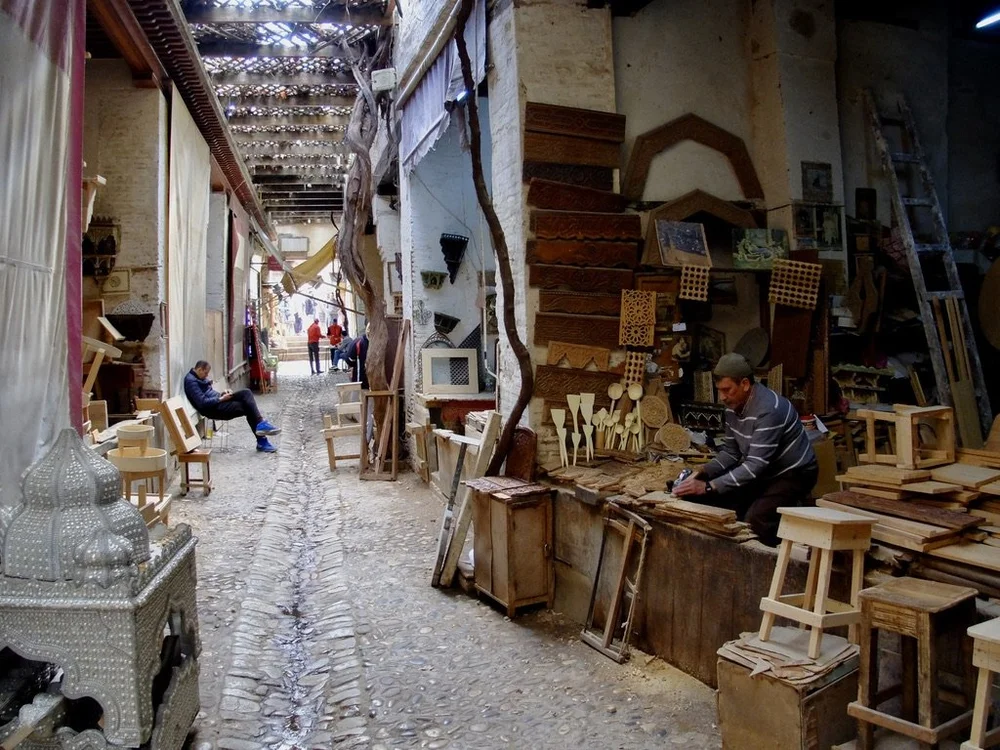 Souk of carpenters.