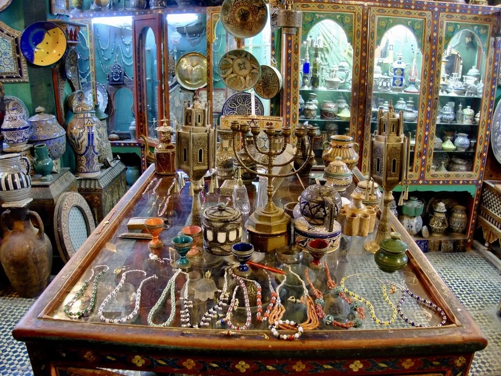 Shop of a Jewish merchant.