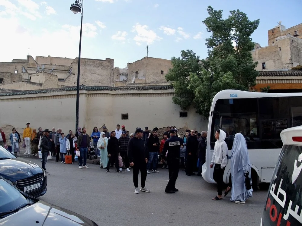 I wondered what would happen when the bus arrived.