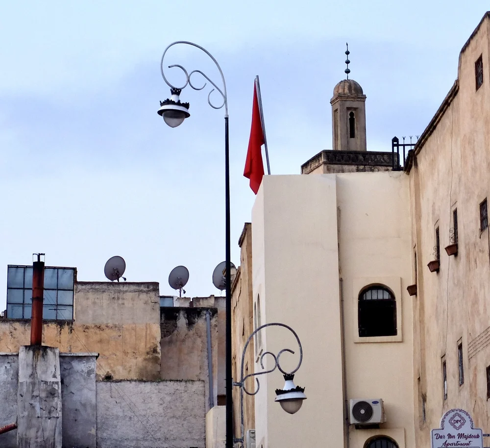  Near our Karawan Riad, in Fes. 