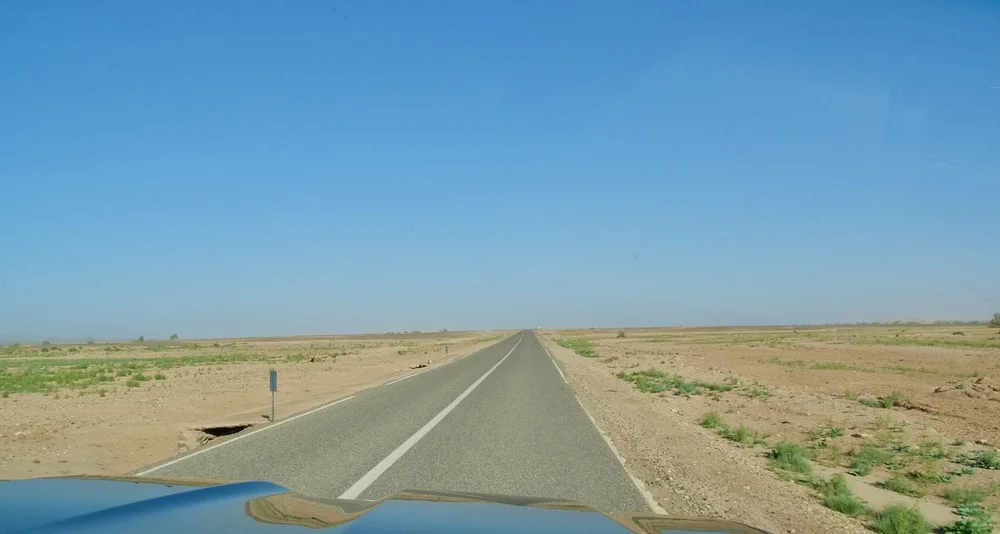  After the desert we drove until a town along the way where Said dropped us off with our driver Farid.  We left for Skoura. 