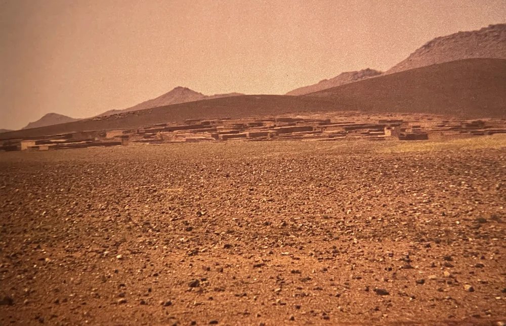1978 an abandonded village becoming part of the landscape.