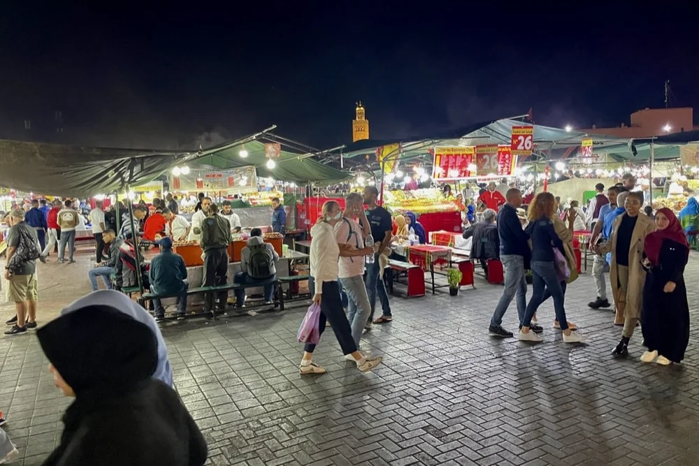 Jemaa el-Fnaa Square.