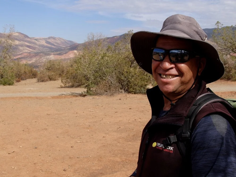  Our guide Mohammed, a.k.a Mamadou. There are so many Mohammeds that many go by nicknames.  Mamadou has really never left the area &amp; guides hikers, mountain bikers &amp; cross country skiers. Lots of Europeans begin long multi-day treks here to t