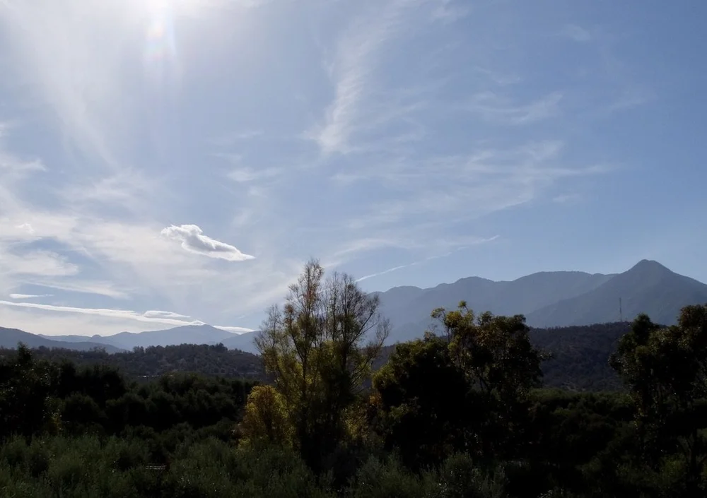 Lookiing west towards the Toubkal National Park.