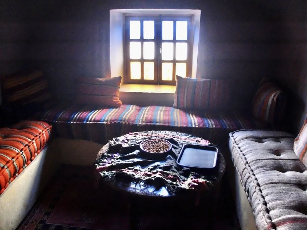 When other grandchildren returned home from school, they kissed grandma's hand &amp; proceeded to help out. 