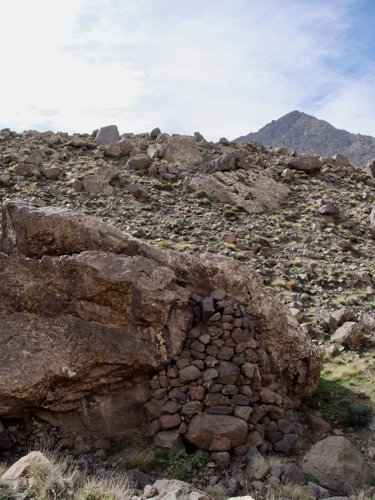 Nomads will take the rocks away &amp; stay here when they pass through with their goats &amp; sheep.