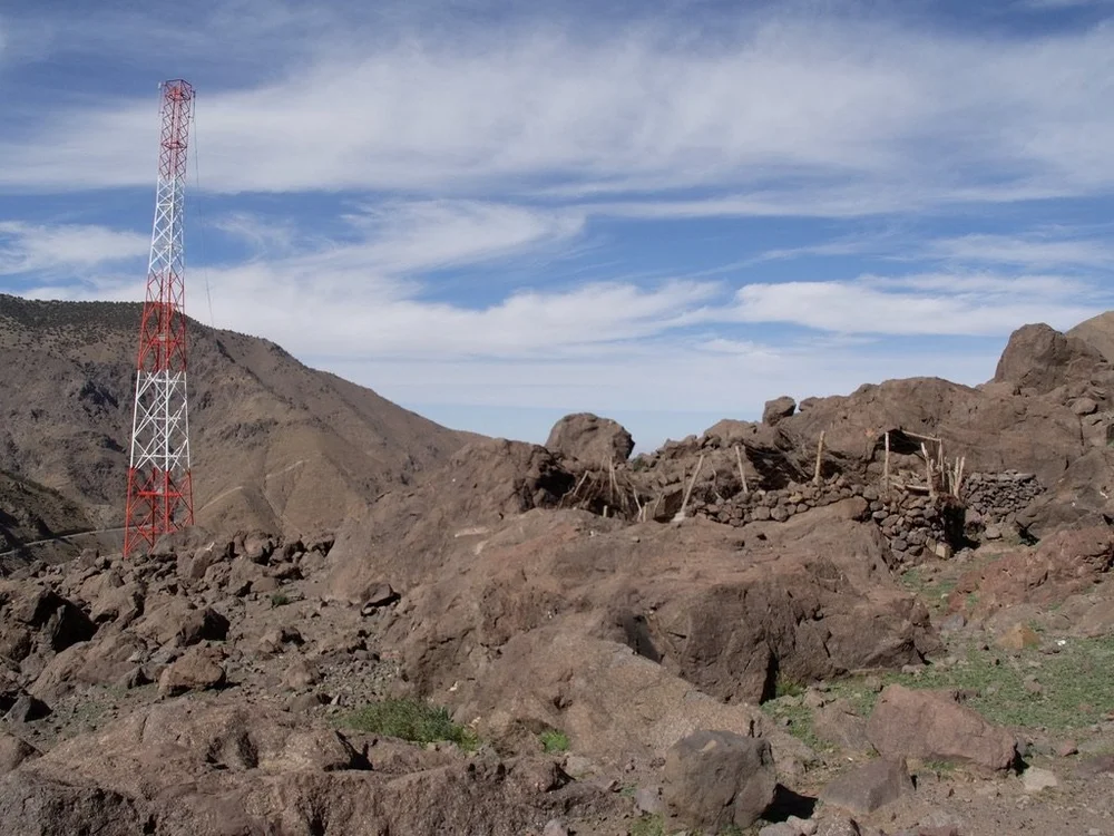 A corral for the nomads' herd.  The Berber house is down &amp; around the bend.