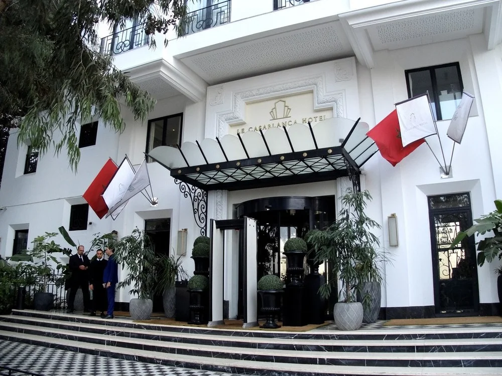 My camera made the security gate beep but it was ignored as I entered the hotel.