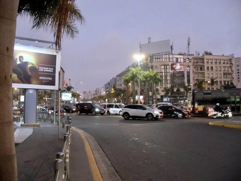 Downtown Casablanca.