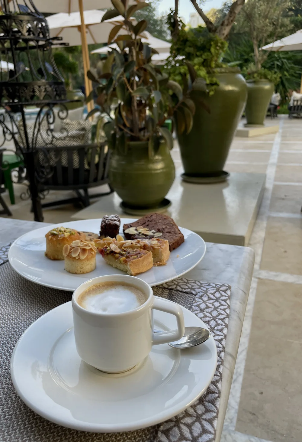 Once again, I attacked the pastries clockwise.