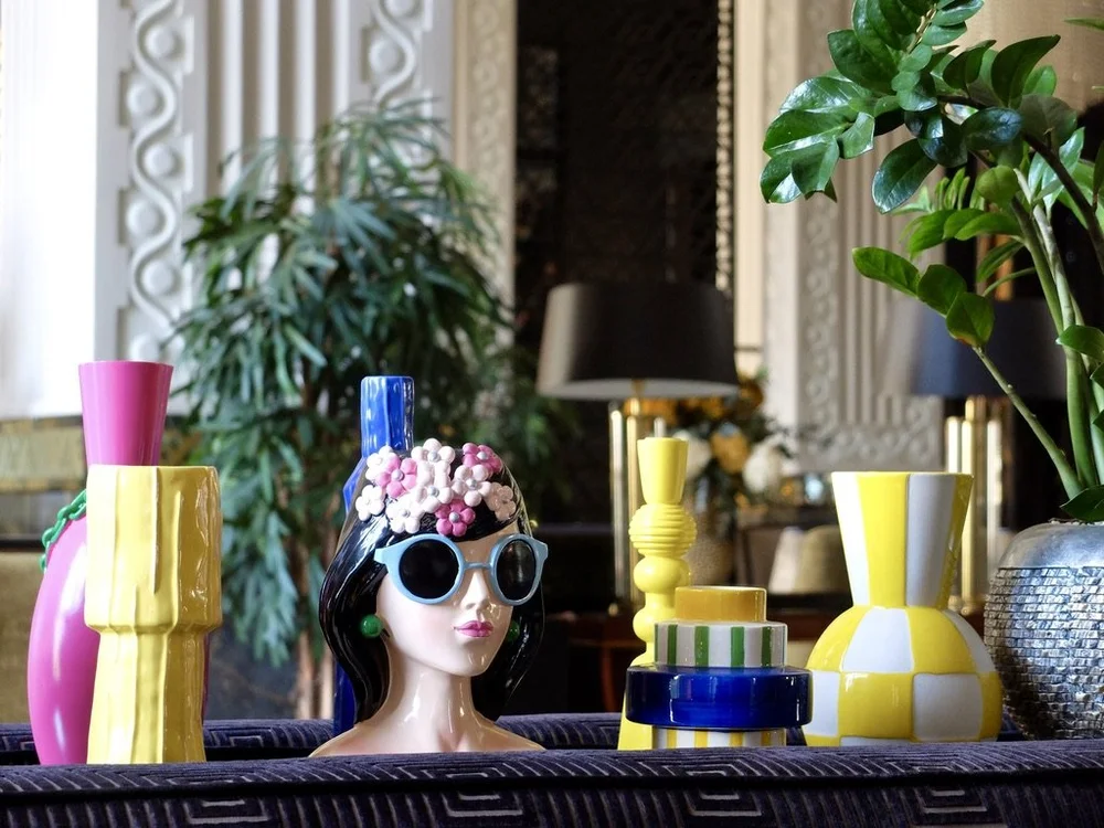 Le Casablanca Hotel.  These sculptures from the Netherlands seemed to be fabricated from a fiberglass-like material.