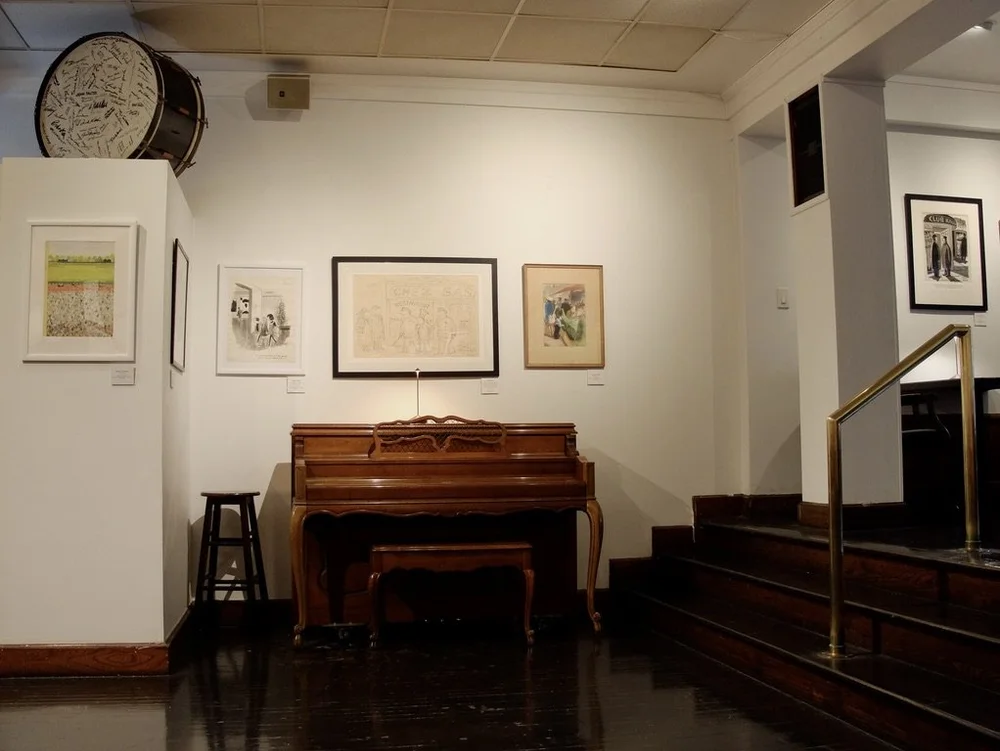  THE 128 BAR &amp; lounge on the 3rd floor of the MUSEUM of ILLUSTRATION at the Society of Illiustrators. 