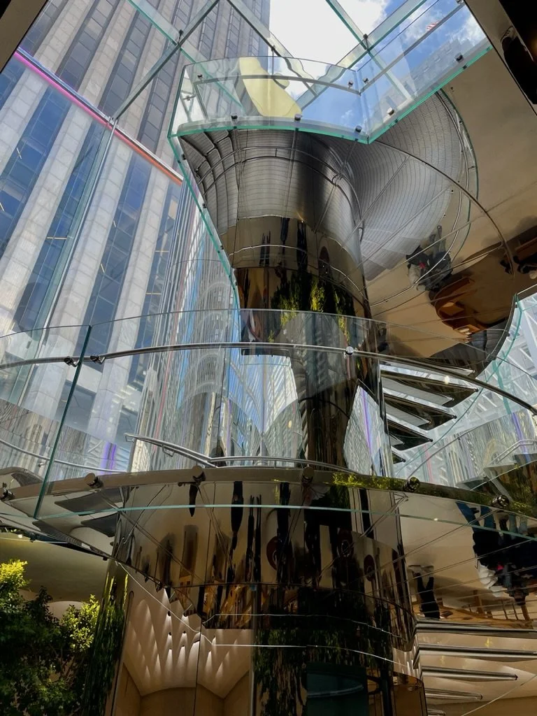 Inside the Apple Store, 5th Ave. @ 59th.