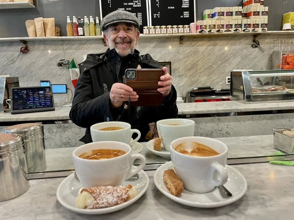  I am particularly fond of the mini cannolis at Zibeto Cafe.   