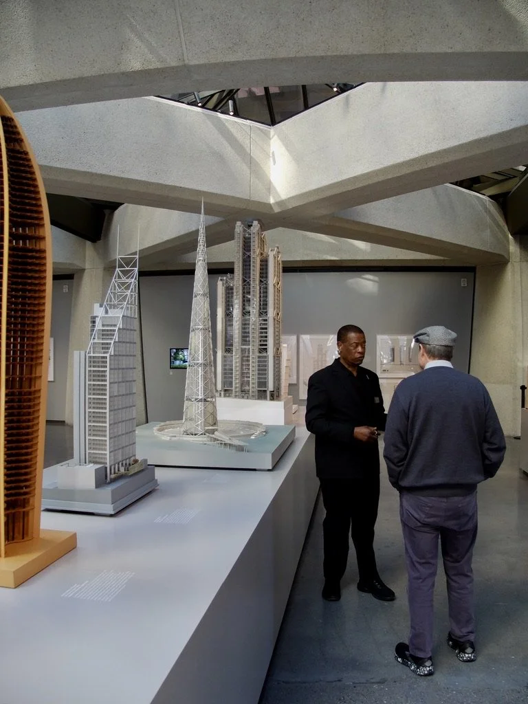  Moses from Kenya was a very knowledgeable guard. He was impressed by my familiarity with the NYC buildings.  Moses was quite informative about the exhibit.  