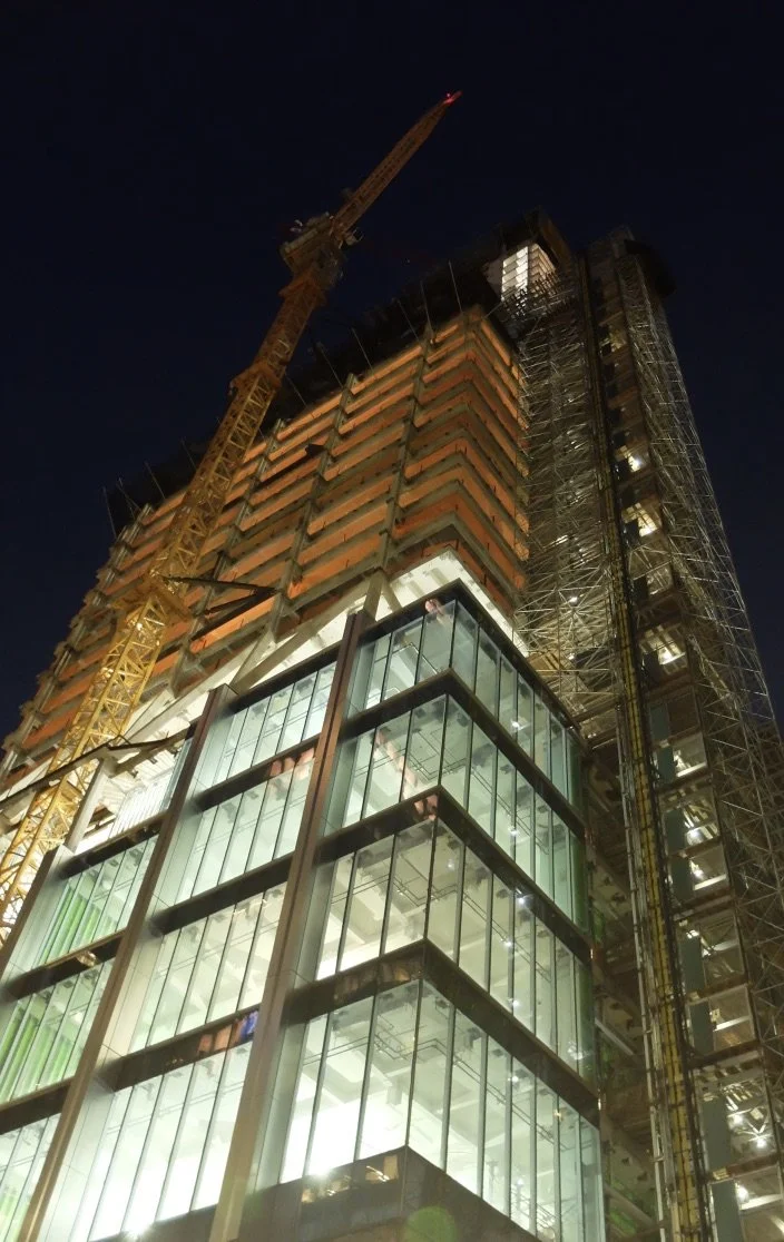  425 Park Ave. Sept. 29, 2019 during construction. 