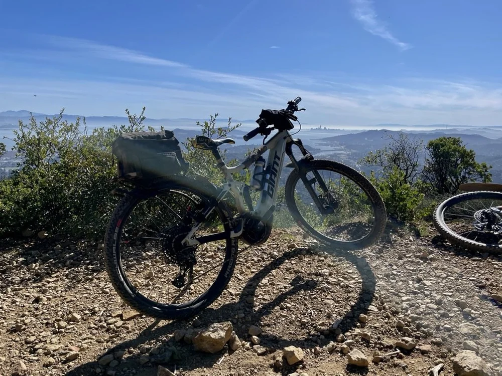 San Francisco &amp; the Bay from about 1,300' on Mt. Tamalpais, Marin Municipal Water District.