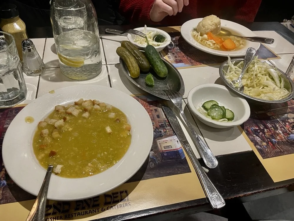 2nd Avenue Deli on Toidy-Toid St. off Toid Avenue.